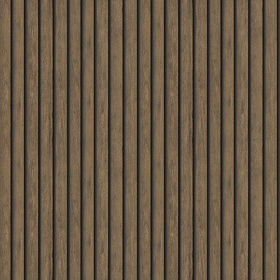 Wood Slat Wallpaper Dark Oak Holden 13130