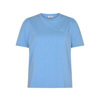 Image of Isol 1 Cotton Mix Tee - Blue