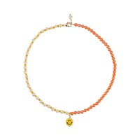 Image of Zest Delight Necklace - Yellow & Orange