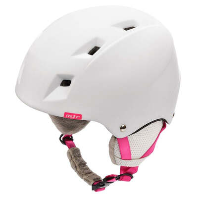 Meteor Kiona Ski Helmet - White/Pink