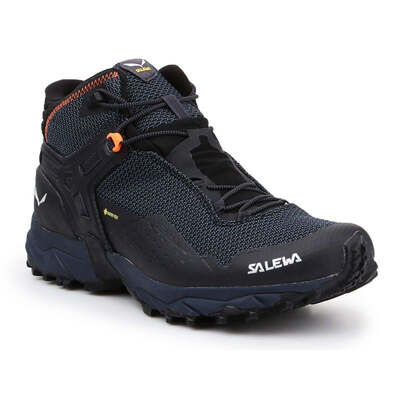 Salewa Mens MS Ultra Flex 2 Mid GTX Hiking Shoes - Navy Blue