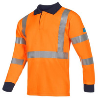 Image of Sioen 554A Lerby High Vis Orange Arc Polo Shirt