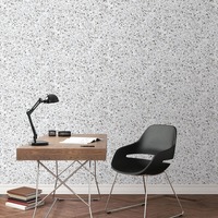 Image of Evergreen Terrazzo Wallpaper Grey Mica Galerie 7374