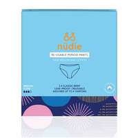 Image of &SISTERS nudie Organic Cotton Reusable Period Pants in Black - L/XL (14-16)