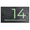 Image of House Number, Smooth Slate, 18 x 10cm, 5 Colours Available