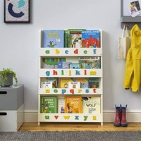 The Tidy Books Bookcase - With Alphabet - Ivory - Colour Alphabet