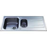 Image of CDA KA72SS Inset 1.5 bowl sink Stainless Steel