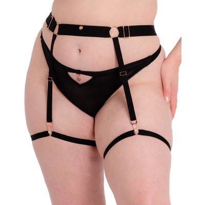 Scantilly by Curvy Kate Rules of Distraction Strap Suspender Belt