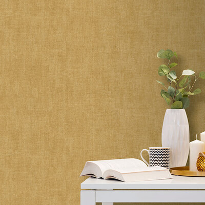 Odyssee Wallpaper Collection Sindon Texture Ochre Muriva L90802
