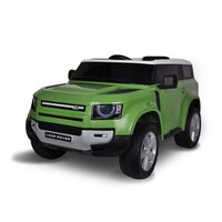 Image of Land Rover Defender Green Electric Ride On Car