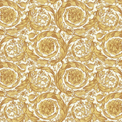 Versace Barocco Flower Wallpaper Gold / Cream 10m x 70cm 36692-5