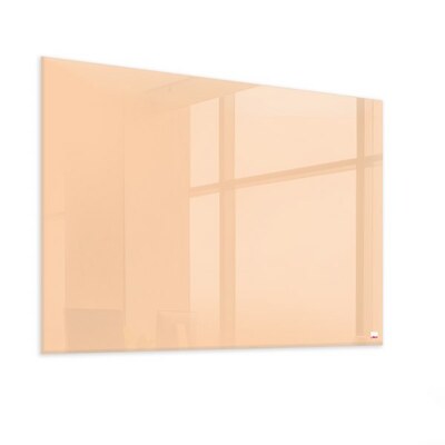 Casca Magnetic Glass Writing Board 900 x 600mm, Pink Nude