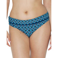Curvy Kate Wanderlust Fold Bikini Brief – Blue Mix – S – 10
