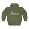 Vegan Supplement Store Unisex Heavy Blend™ Hooded Sweatshirt, Military Green / L