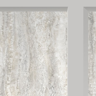 Eterna Marble Panel Wallpaper Taupe Muriva 186502