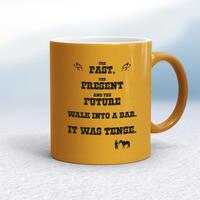 The Past, The Present & The Future Mug – Gold, 10oz