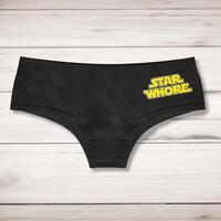 Star Whore Ladies Shortie – Black, Medium