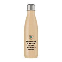 The Universe Made Of Morons Water Bottle – Gold Glitter, One