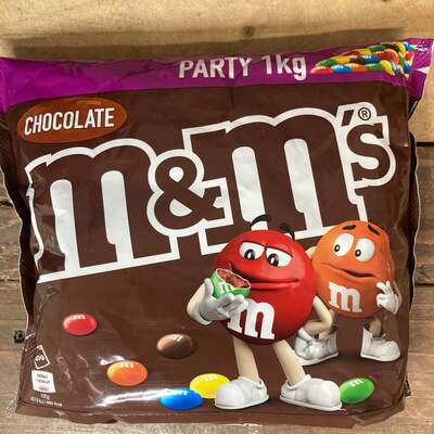 1 Kg of M&M’s Milk Chocolate (1kg Party Bag)