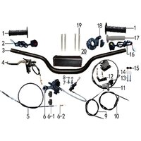 Image of 10Ten 250R Dirt Bike Clutch Cable