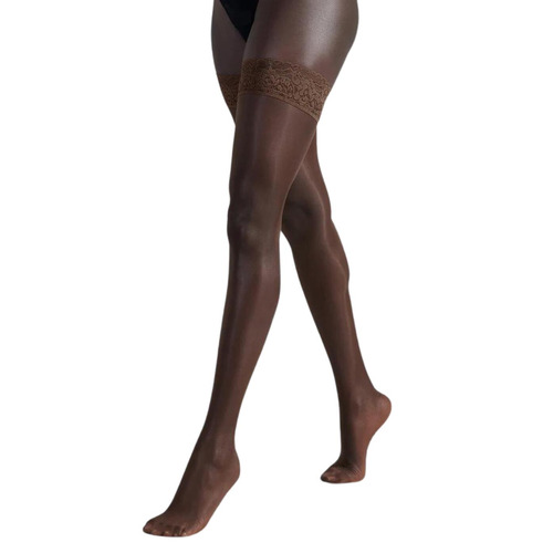 Bluebella Lace Top Hold Ups - Berry