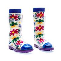 Image of Squelch Junior Triple Set Mini Welly Socks in a Gift Box - Confettit Stars/Mexican Flower/Butterflies