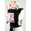 Image of Pink Spots Mei Tai Baby Sling With Hood and Pocket