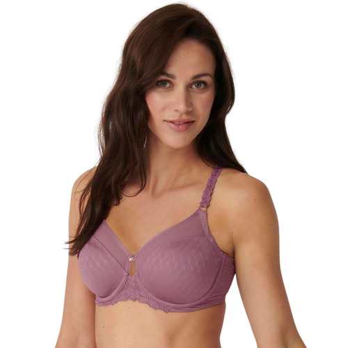 Triumph Azalea Florale Minimiser Bra - Bourgogne