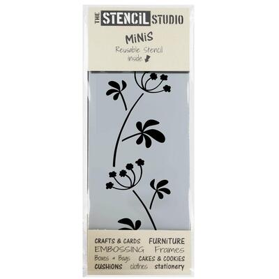 Stencil MiNiS - Amelia Flower - 20% off 4+ - Sheet Size 20 x 8 cm