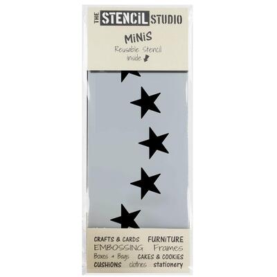 Stencil MiNiS - Star Swag - 20% off 4+ - Sheet Size 20 x 8 cm