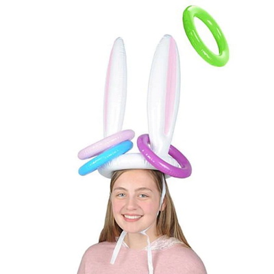 Inflatable Bunny Ears Hoopla Ring Toss Easter Party Game