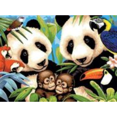 A3 Painting By Numbers Kit - Endangered Animals Pjl8