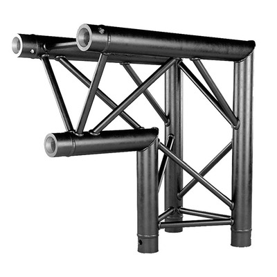 Contestage Trio290 Truss 2 Way 90 Degree Vertical Corner - Black