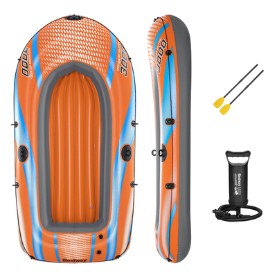 2.46m Inflatable Kondor Elite 3000 Three Person Dinghy With Oars