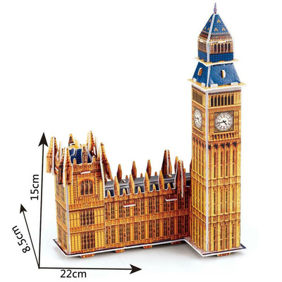 3D Famous Buildings Landmarks Replicas Models Jigsaw Puzzles Sets - Big Ben