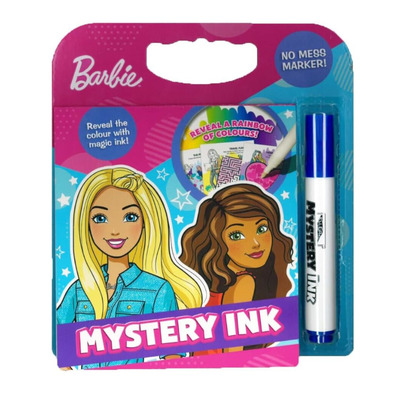 Barbie Mystery Ink Magic Colouring Pad With Marker Pen