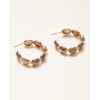 Delicate labradorite hoops - pre-order at Carousel Jewels