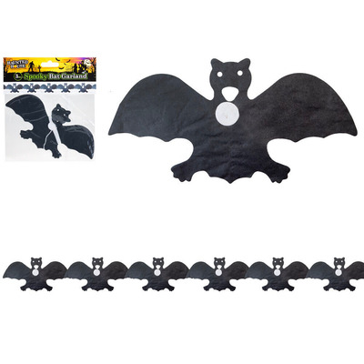 3m/300cm Spooky Bat Halloween Garland Decoration