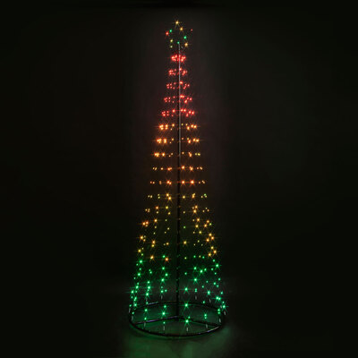 2.5m Maypole Tree With 310 micro led Wire Lights