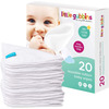 Image of Little Gubbins Reusable Terry Cotton Baby Wipes 20 Pack