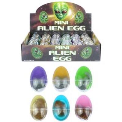 Mini Baby Space Alien Egg in Embryo with Goo Slime Toy