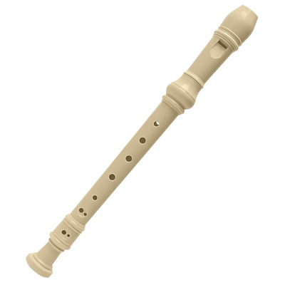 Beginners Plastic Recorder Instrument With Cleaning Rod