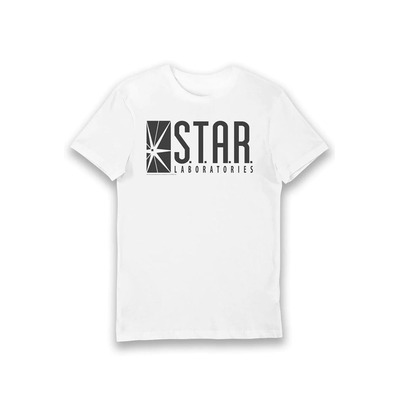 DC Comics Star Labs Adults T-Shirt - White - S