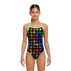 Funkita Girls Broken Circle Diamond Back One Piece