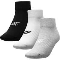 Image of 4F Womens Everyday Socks - Black/White/Gray Melange