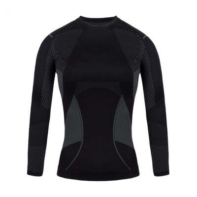 Alpinus Womens Active Base Layer Thermoactive T-Shirt - Black/Gray