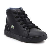 Image of Lacoste Junior Explorateur Lace 317 1 CAC Shoes - Black