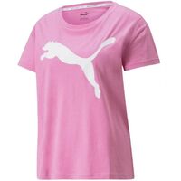 Image of Puma Womens RTG Logo Opera T-Shirt - Pink
