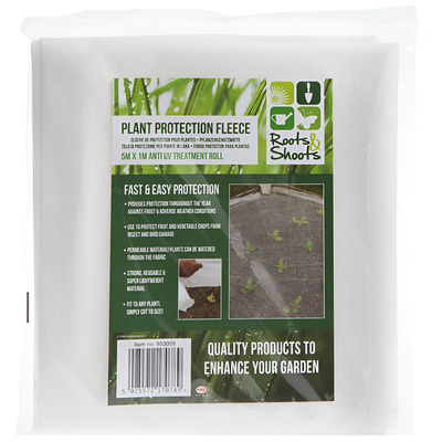 5m x 1m Frost Protection Garden Fleece Plant Protector