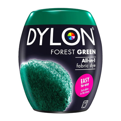 350g Dylon Fabric & Clothes Dye Machine Wash Pods - FOREST GREEN (350g)